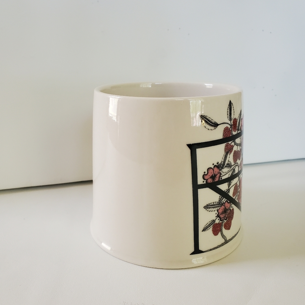 Anthropologie Balducci Alphabet R monogram Mug coffee cup - Picture 4 of 7